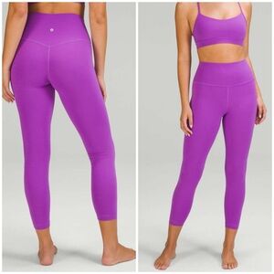 Lululemon align high rise leggings moonlit magenta 6